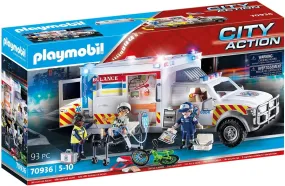 Ambulance with Lights and Sound