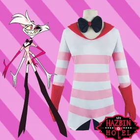 Anime Hazbin Hotel Angel Dust Cosplay Costume