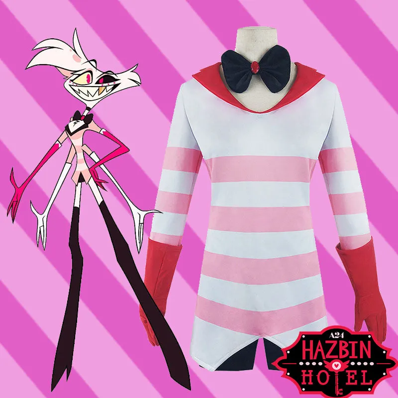 Anime Hazbin Hotel Angel Dust Cosplay Costume