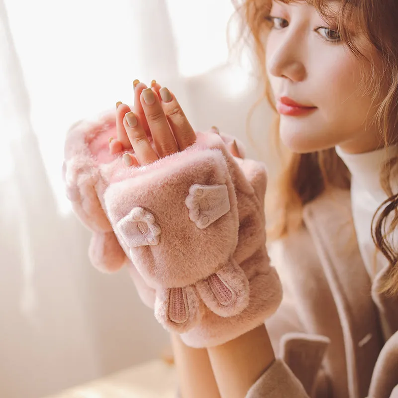 Autumn/Winter Retro Cute Gloves Warm And Soft