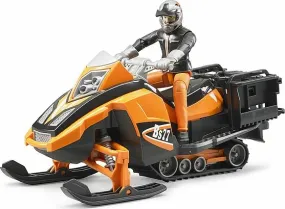 Bruder Snowmobile with Driver & Accessories