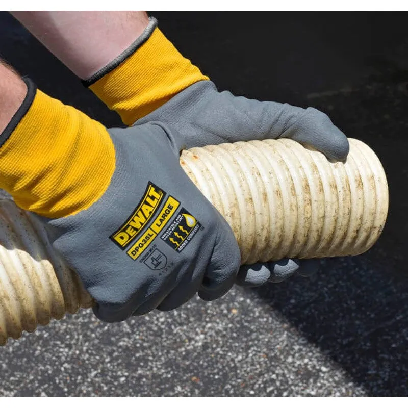 DeWalt DPG35 Full Dip Water-Resistant Breathable Work Glove