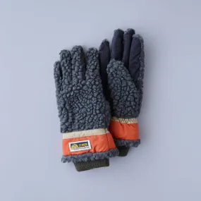 Elmer Wool Pile 5 Finger Gloves - Khaki