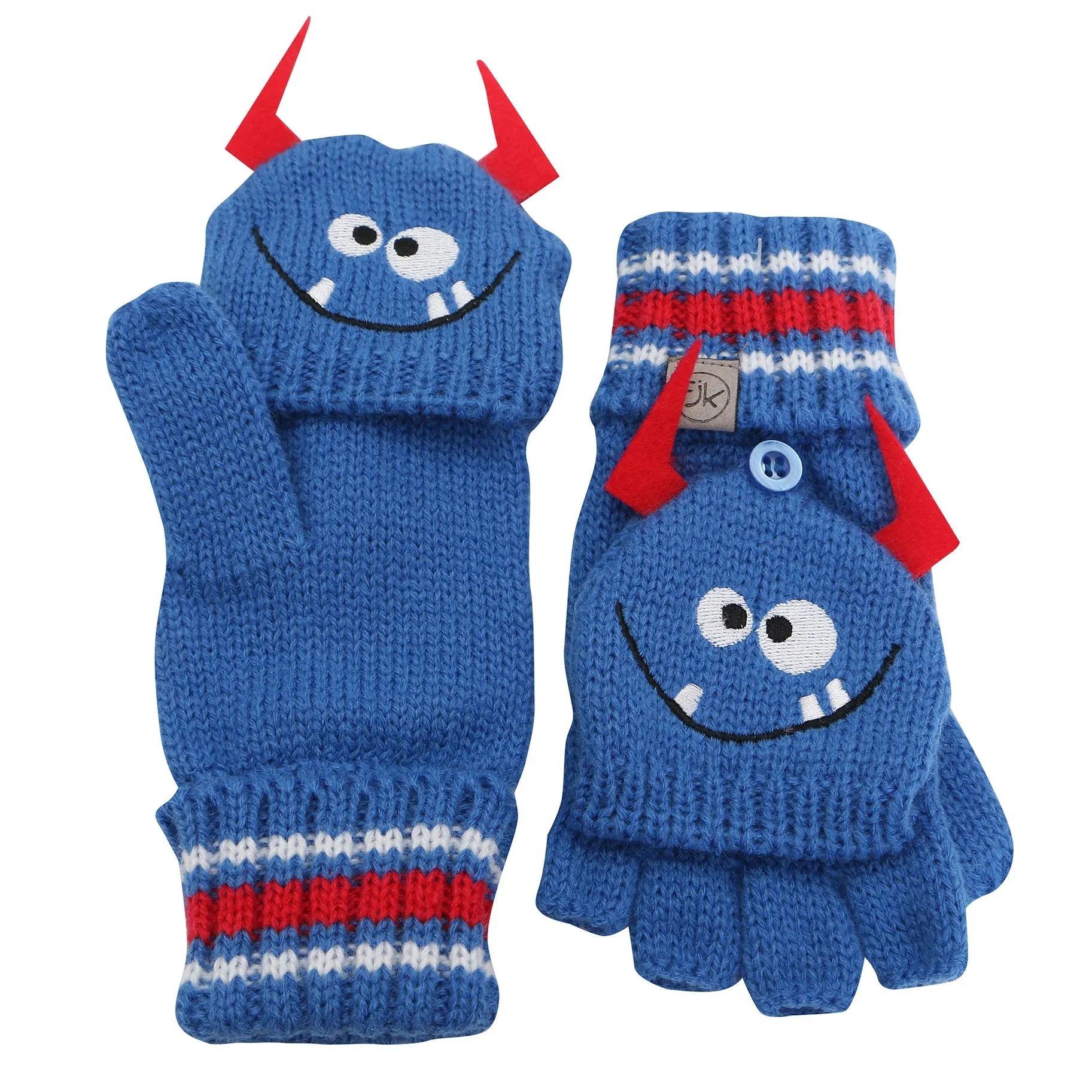 FlapJackKids Monster Knit Fingerless Gloves