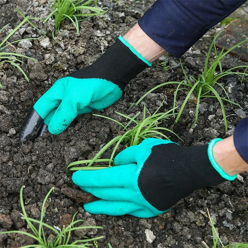 Gardening Gloves with Fingertip Claws