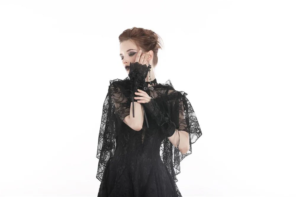 Gothic lacey short gloves AGL004