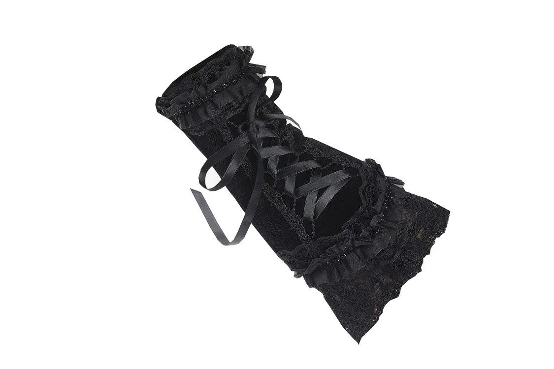 Gothic lacey short gloves AGL004