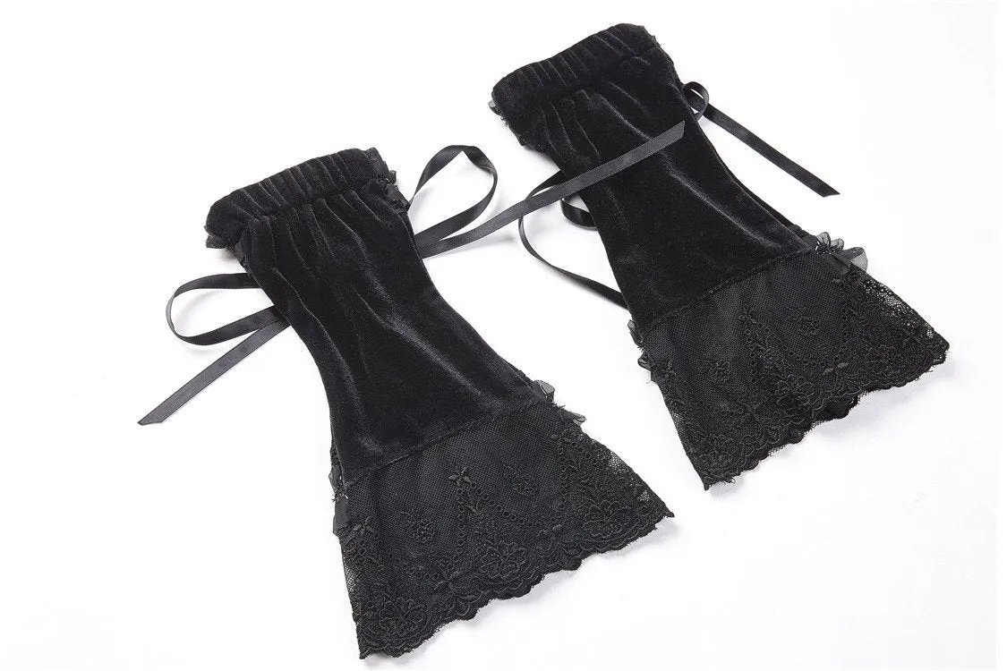 Gothic lacey short gloves AGL004