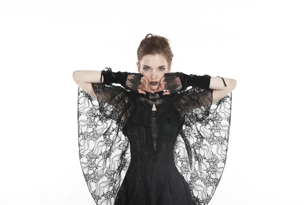 Gothic lacey short gloves AGL004