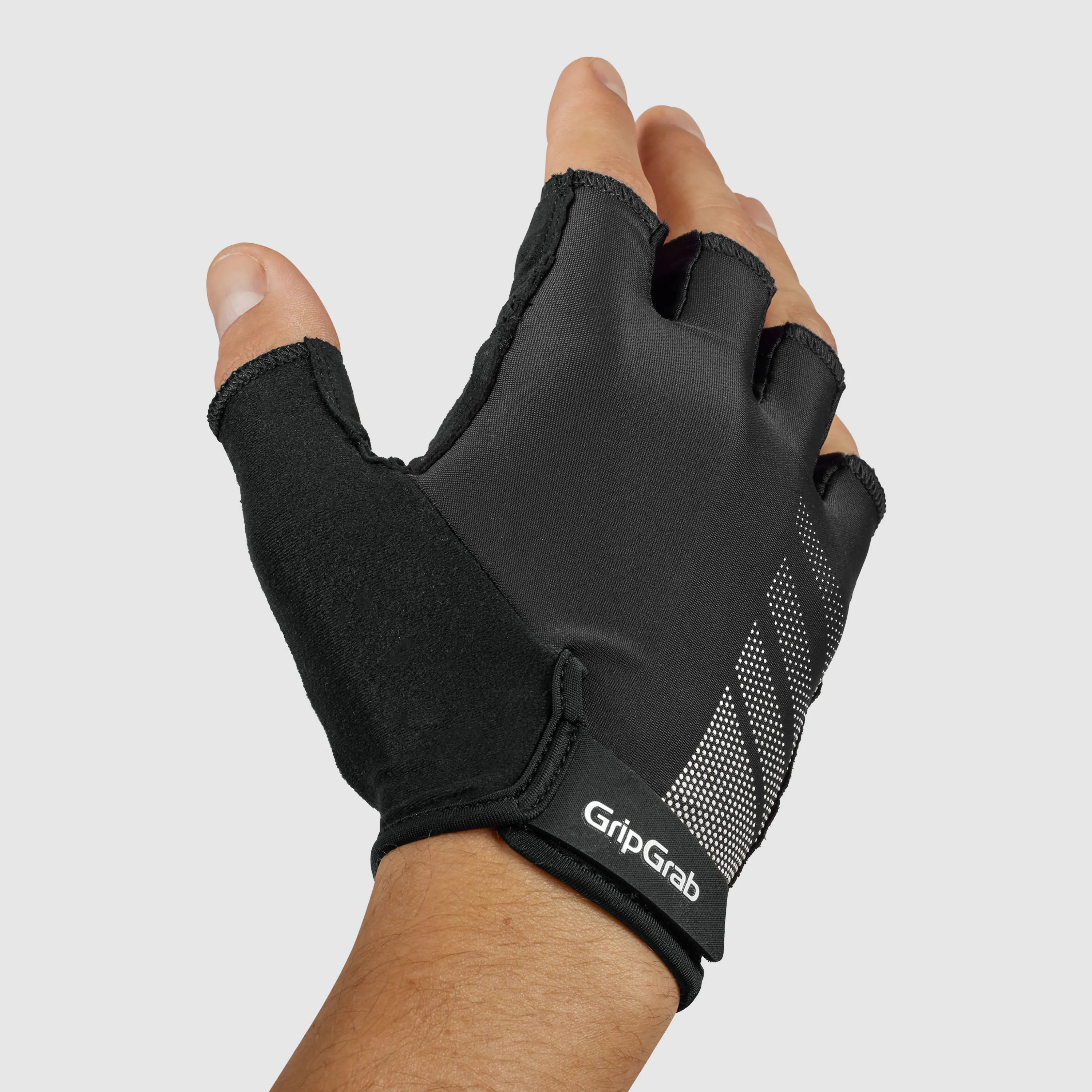 Gripgrab Ride RC Lite Padded Short Finger Summer Gloves Black | Buy Gripgrab Ride RC Lite Padded Short Finger Summer Gloves Black here | Outnorth