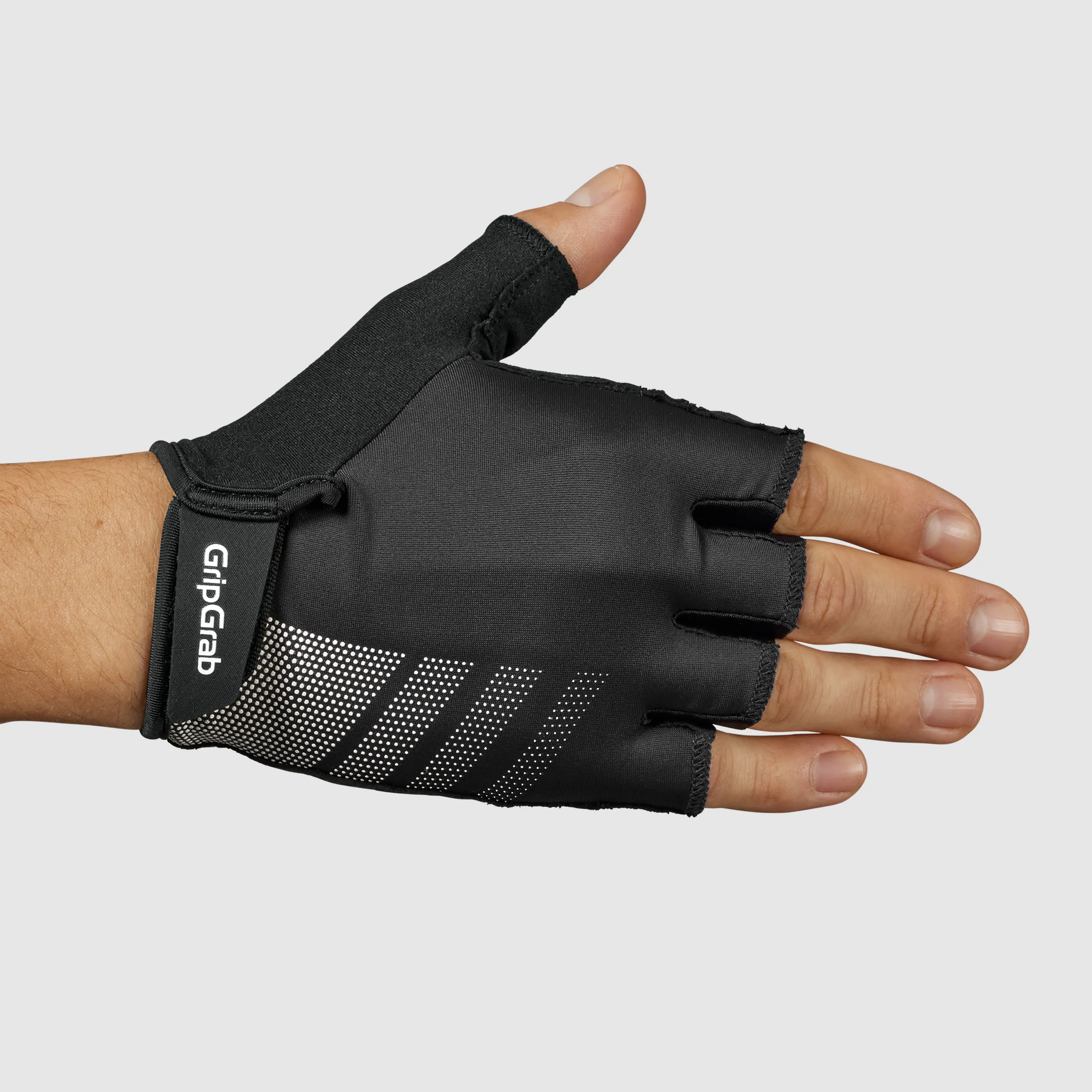Gripgrab Ride RC Lite Padded Short Finger Summer Gloves Black | Buy Gripgrab Ride RC Lite Padded Short Finger Summer Gloves Black here | Outnorth