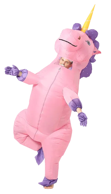 Magical Inflatable Unicorn Costume