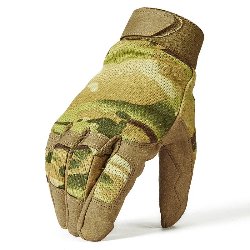 Military Camo Tactical Outdoor Fishing Hunting Gloves