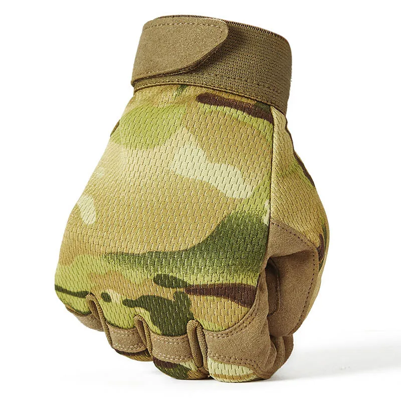 Military Camo Tactical Outdoor Fishing Hunting Gloves