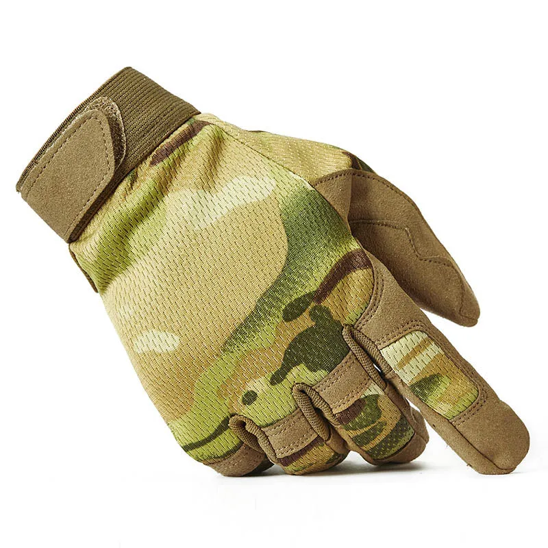 Military Camo Tactical Outdoor Fishing Hunting Gloves