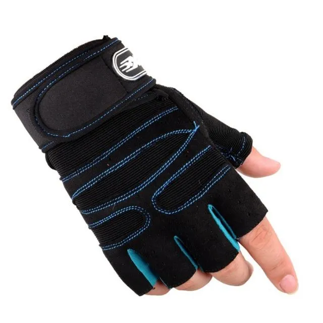 New Cycling Gloves Gym Body Building Dumbbells Sports Gloves Exercise Training Wrist Fitness Weight Lifting Gloves Men Women