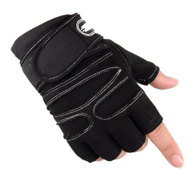 New Cycling Gloves Gym Body Building Dumbbells Sports Gloves Exercise Training Wrist Fitness Weight Lifting Gloves Men Women