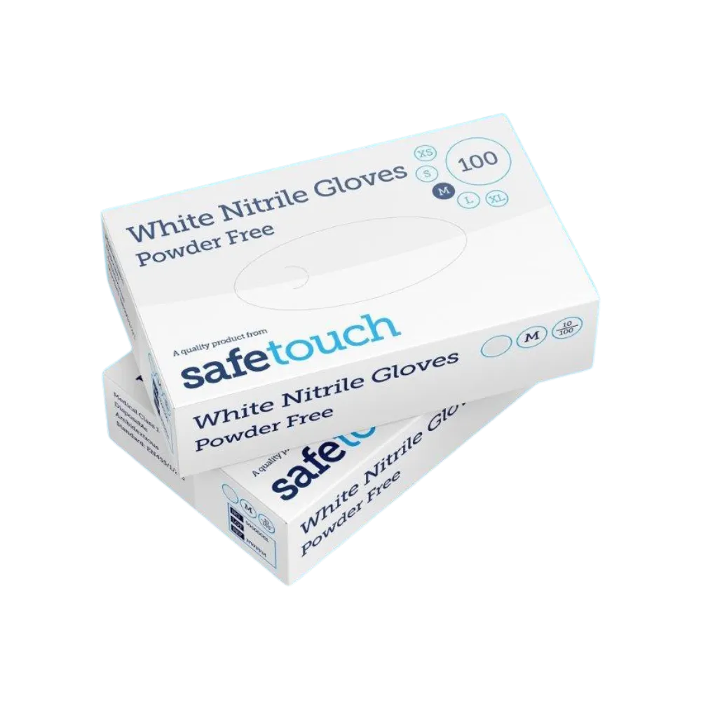 Nitrile Powderfree Glove Medium White