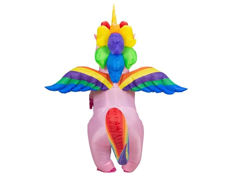 Rainbow Unicorn Inflatable Costume