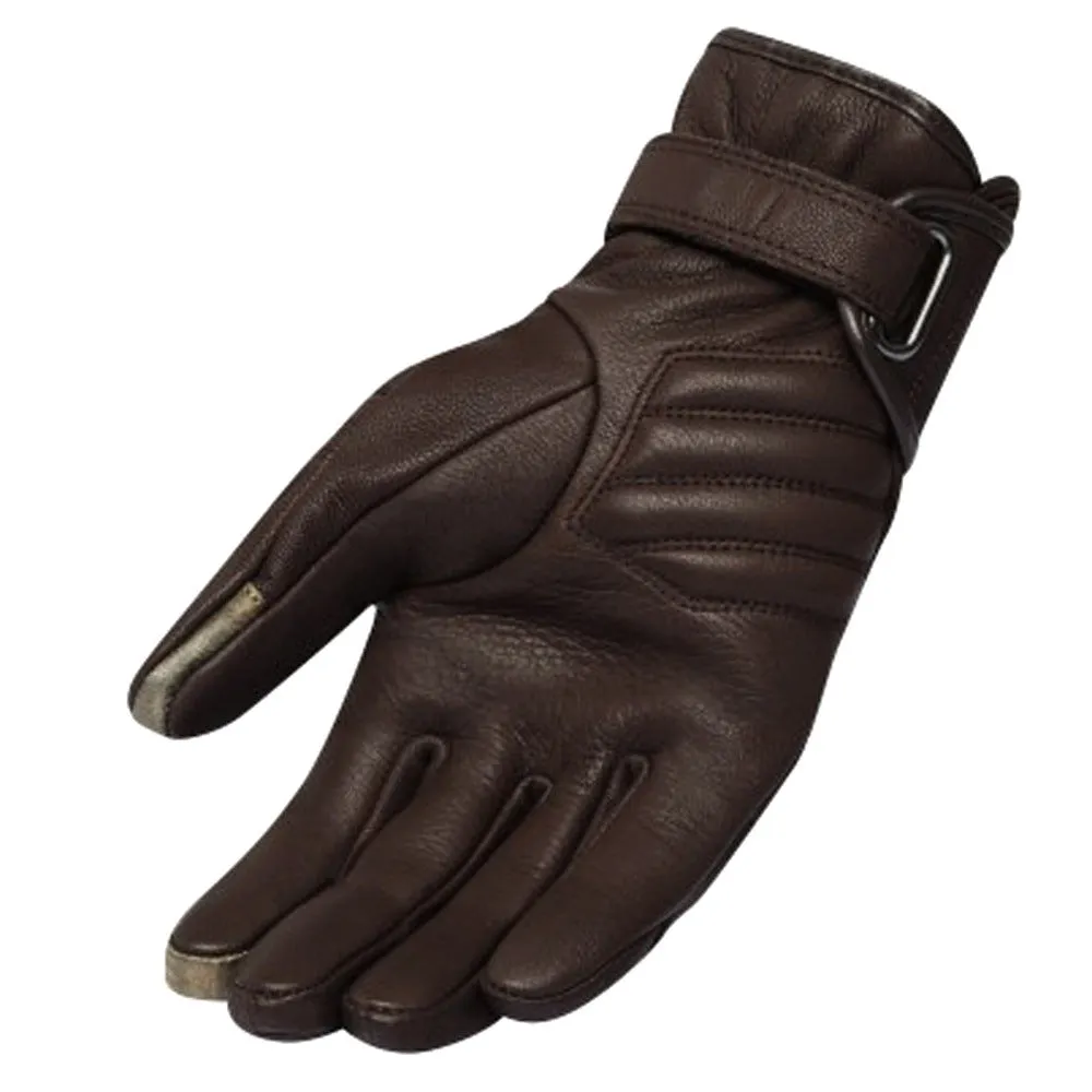 Retro Motorcycle Racing Riding Fall-proof Waterproof Leather Gloves