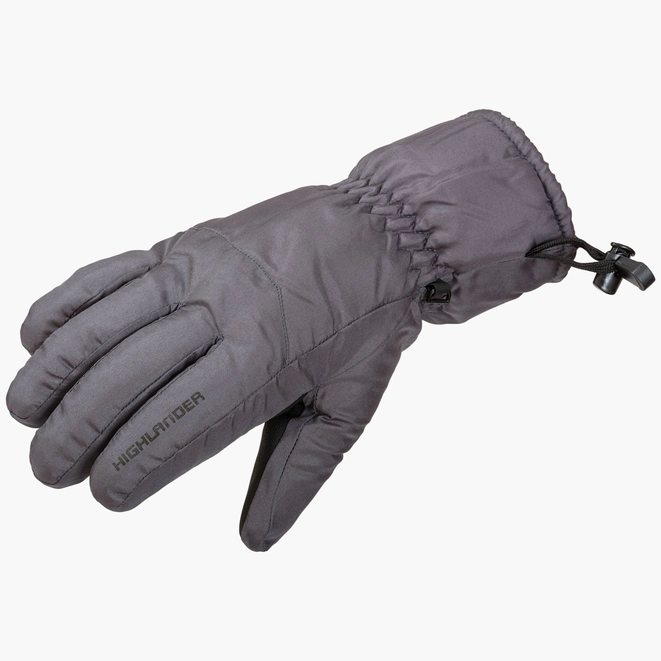 Ski Gloves, Charcoal