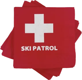 Ski Patrol Napkins