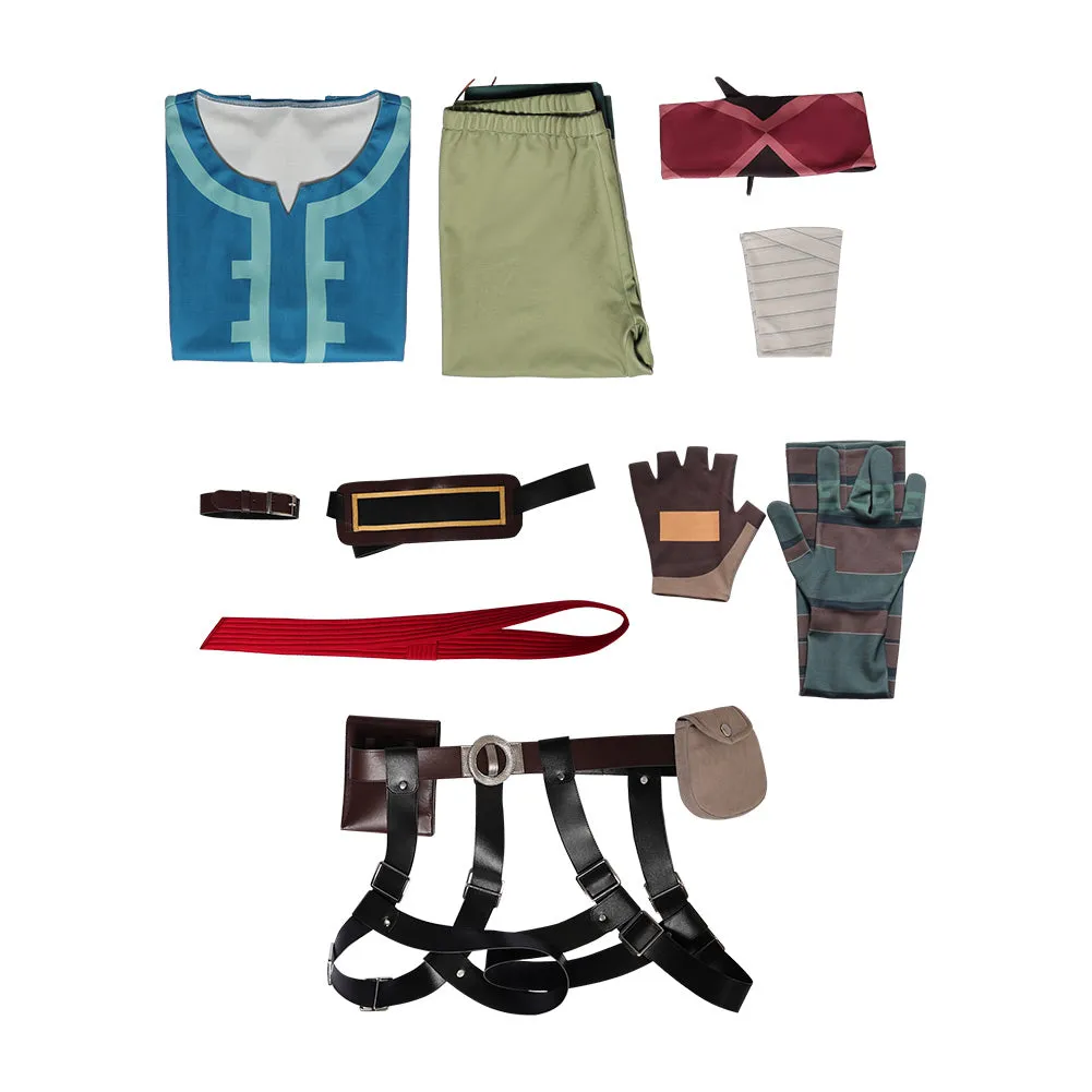 The Legend of Zelda Link Climbing Outfits Halloween Party Carnival Cosplay Costume