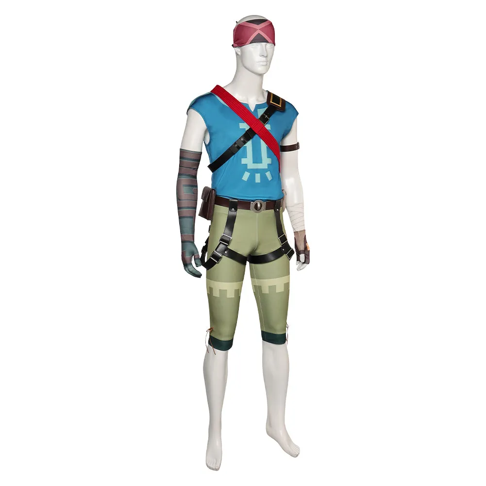 The Legend of Zelda Link Climbing Outfits Halloween Party Carnival Cosplay Costume