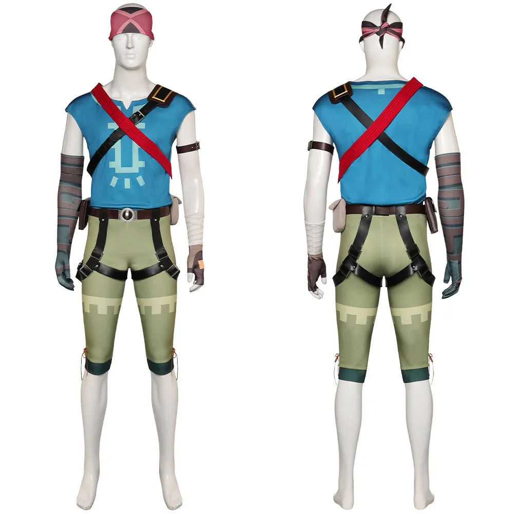 The Legend of Zelda Link Climbing Outfits Halloween Party Carnival Cosplay Costume