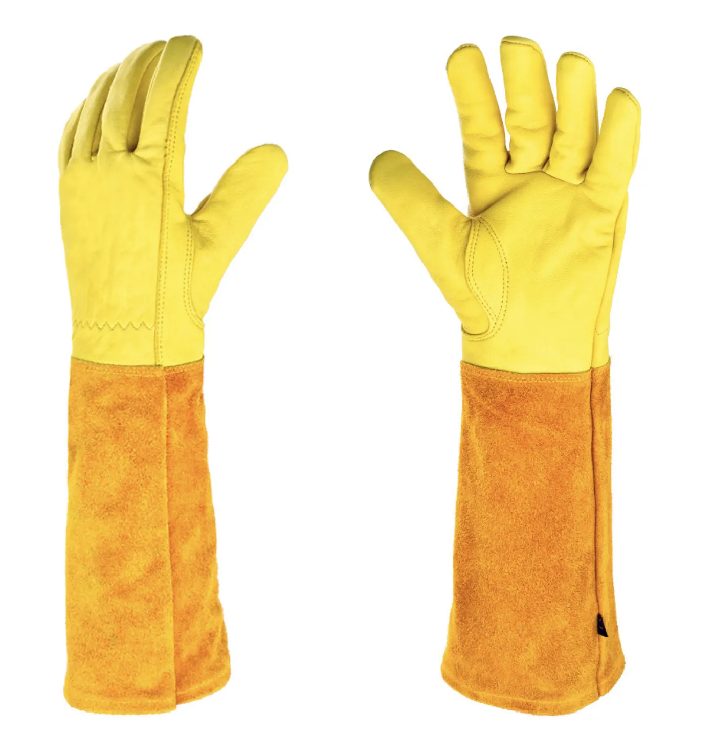 Thorn Proof Long Garden Gloves L -Yellow
