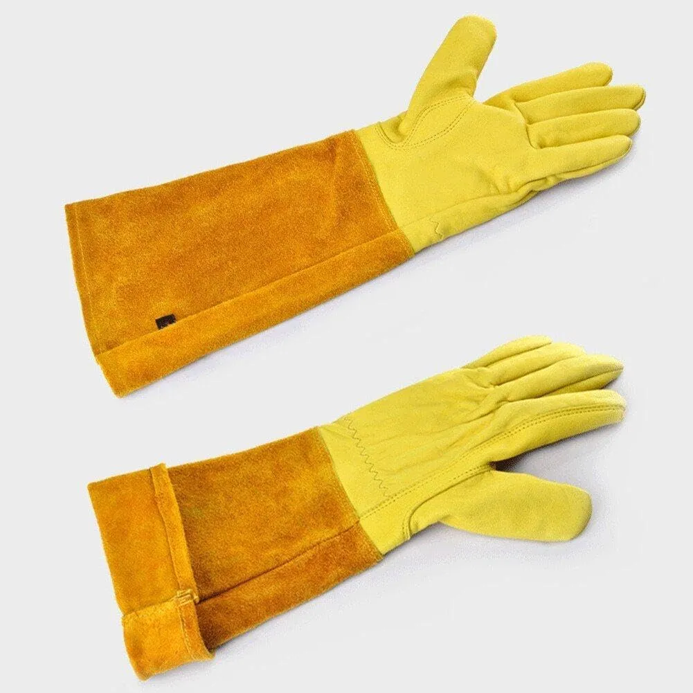 Thorn Proof Long Garden Gloves L -Yellow