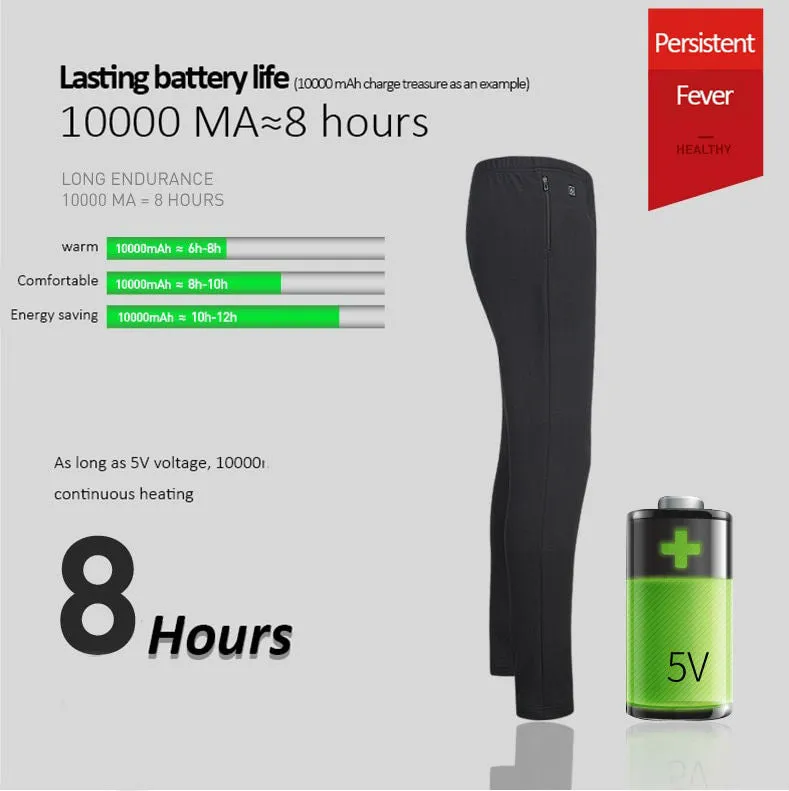 USB Powered Heated Pants - Men